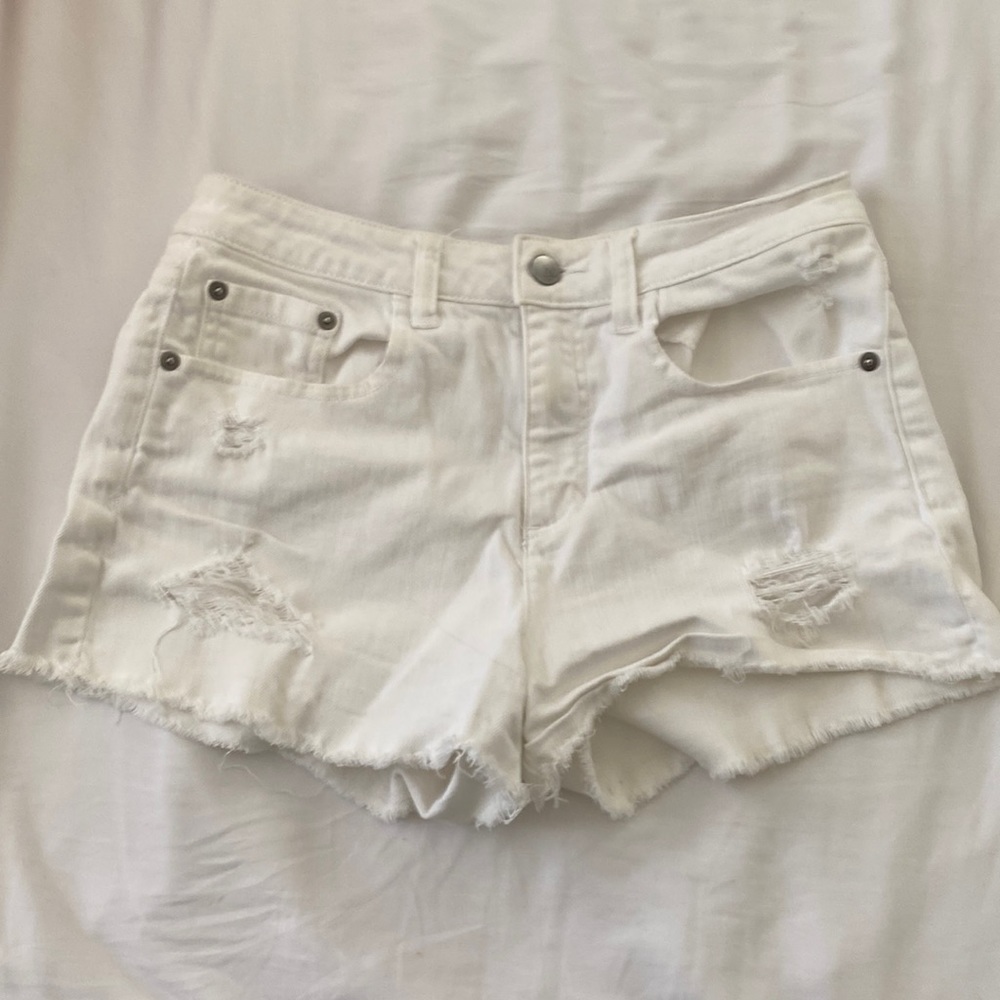 BP White Cut Off Shorts Size 5
